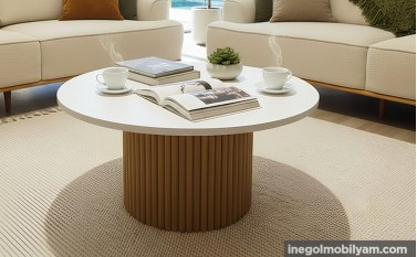 Polo Bohem Orta SEHPA Kayın Natural Ceviz Beyaz