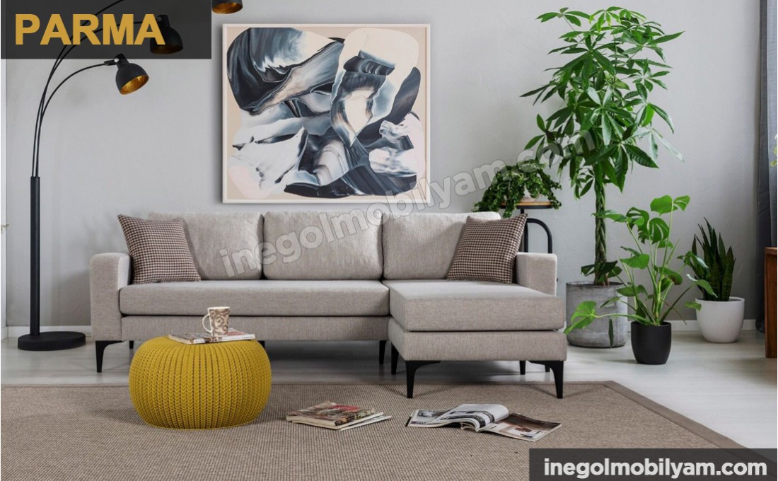 Parma Köşe Koltuk - Gri