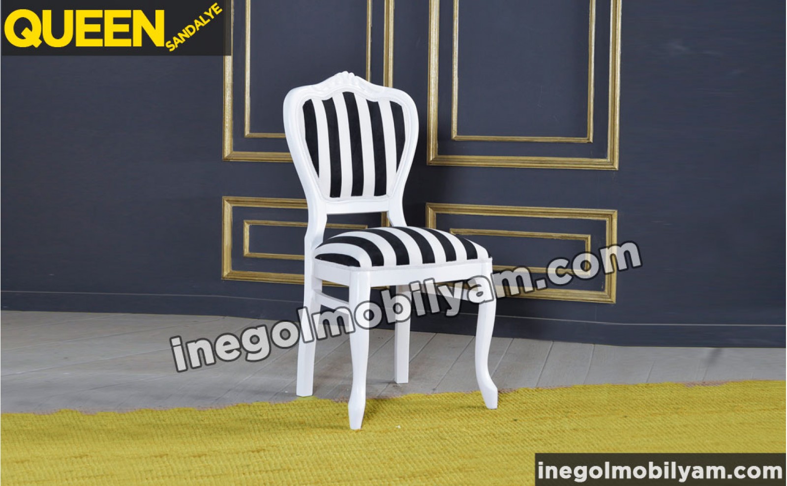 inegöl mobilya Queen Klasik Sandalye Queen Klasik Sandalye