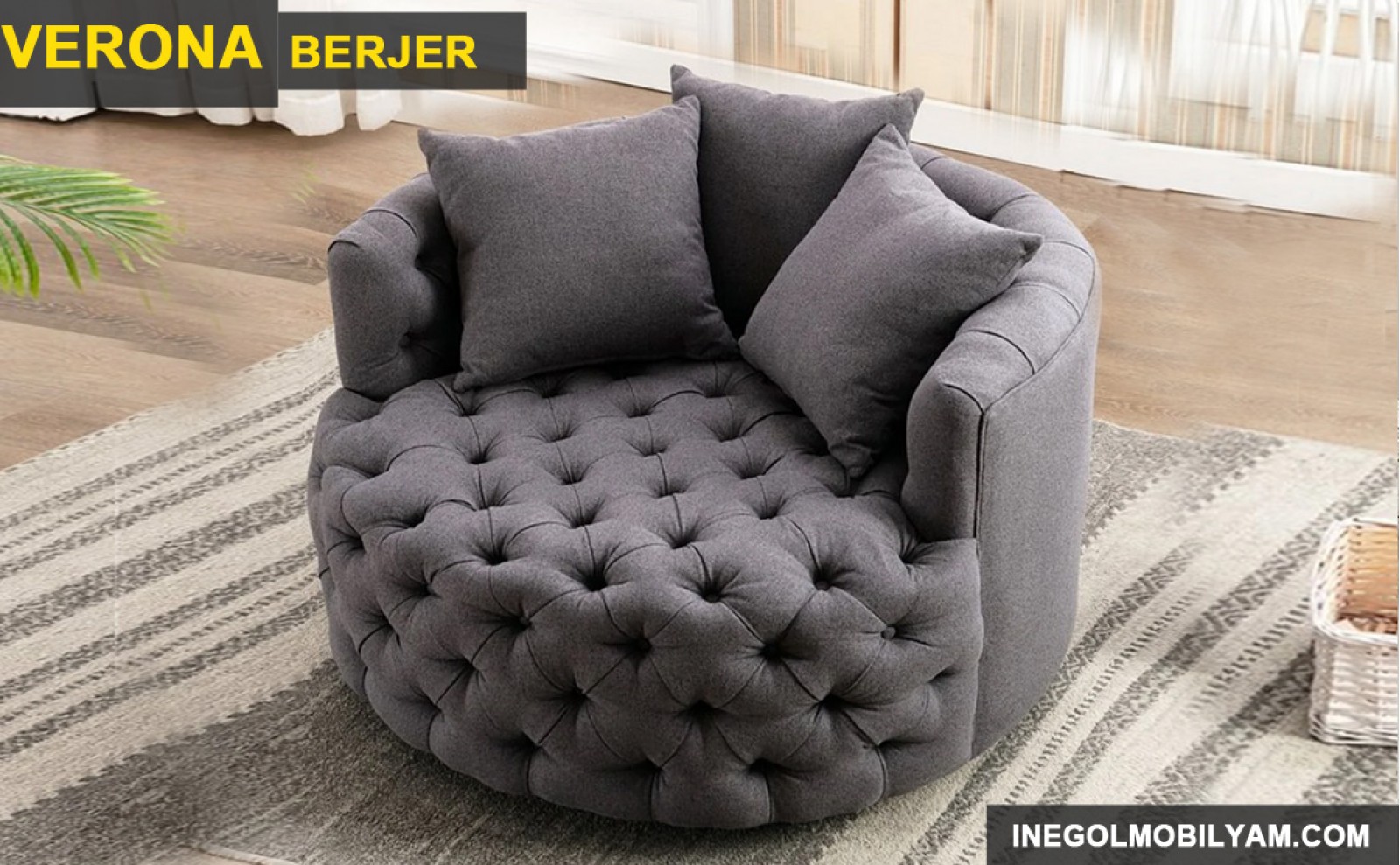 inegöl mobilya Verona Modern Berjer Verona Modern Berjer